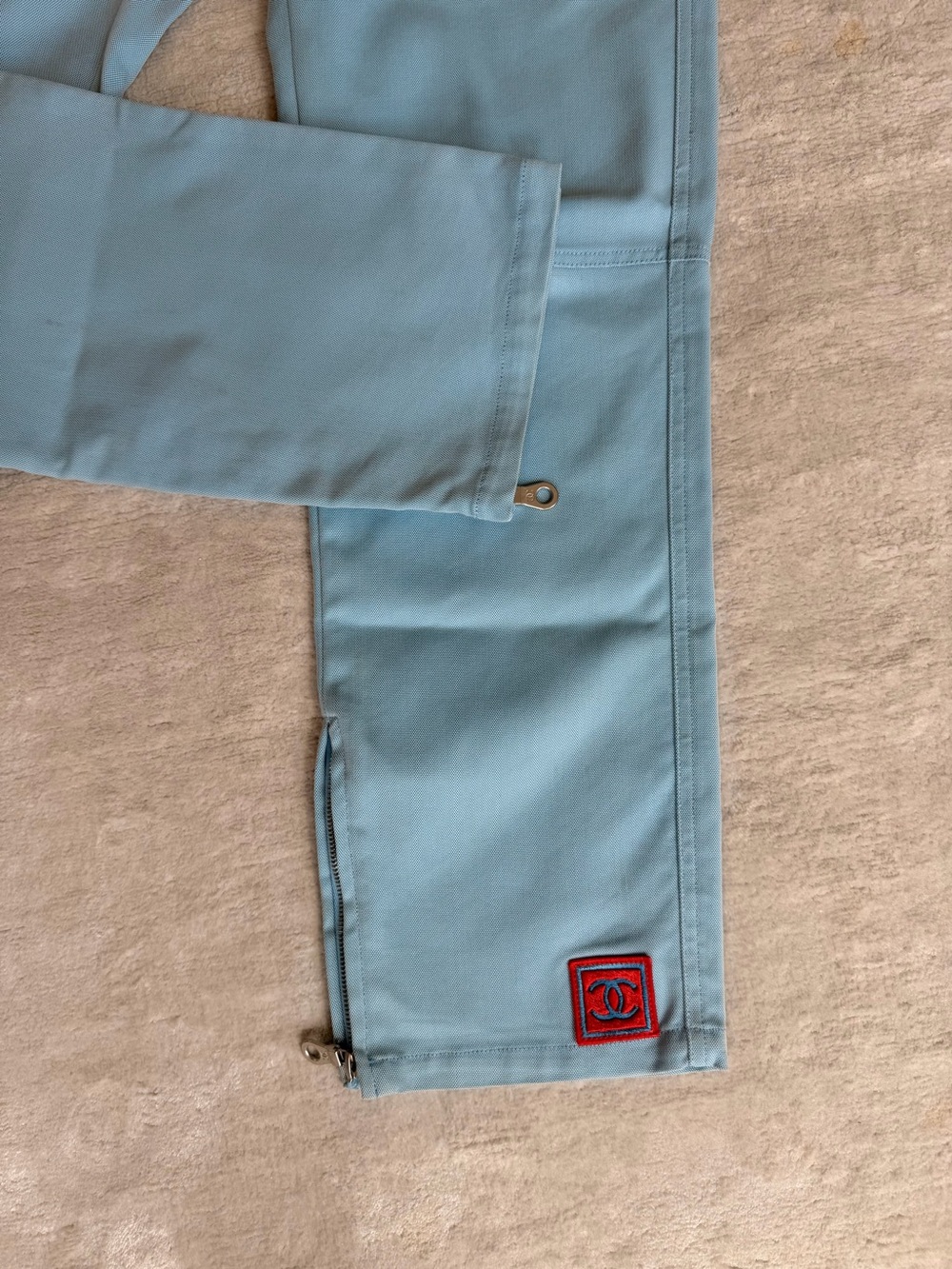 Rare vintage baby blue Chanel pants